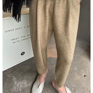 Winter cashmere trousers